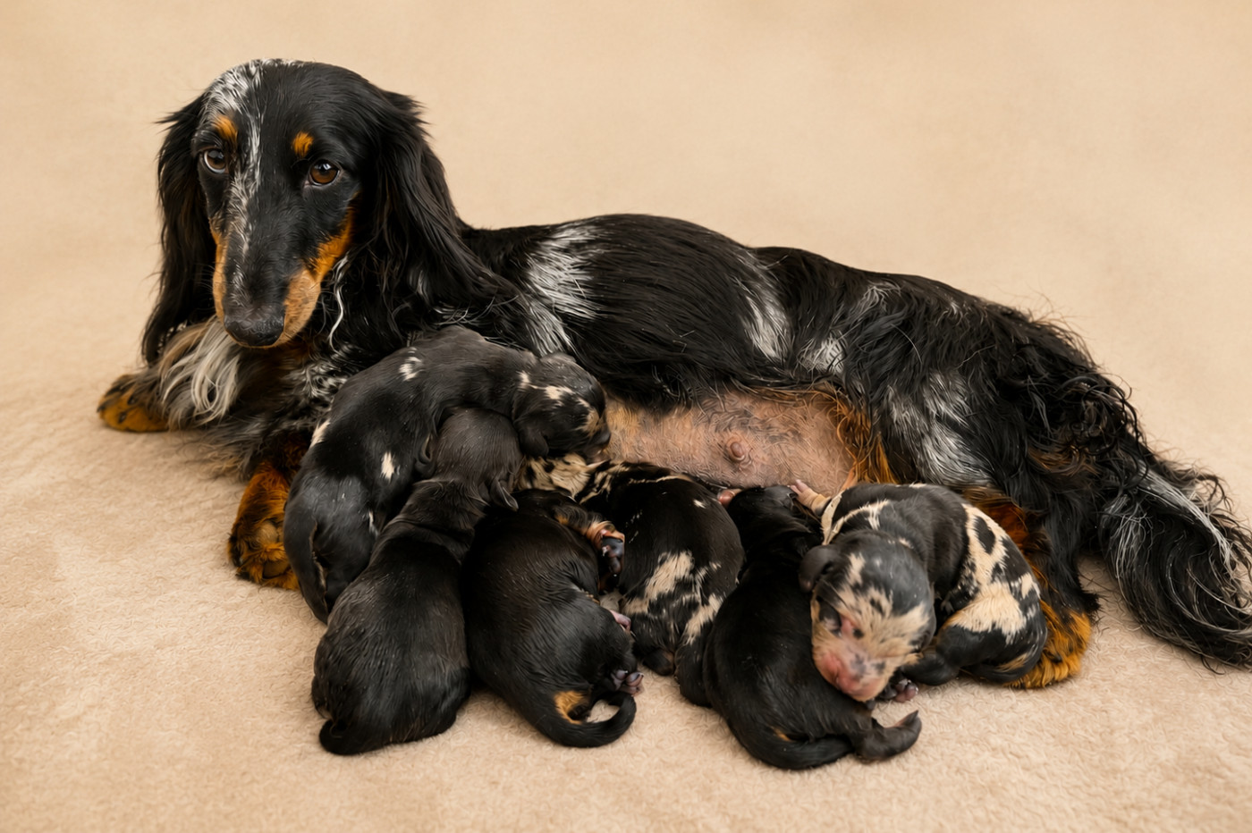 Chiot Teckel poil long Diamondskane